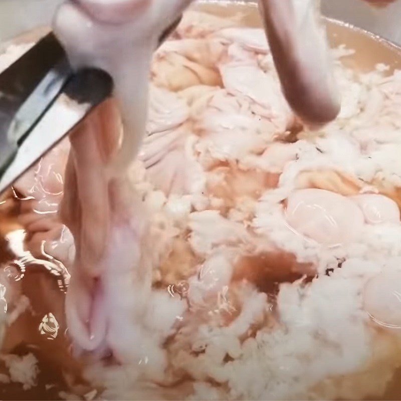 Step 1 Prepare pork intestines for Boiled Pork Intestines