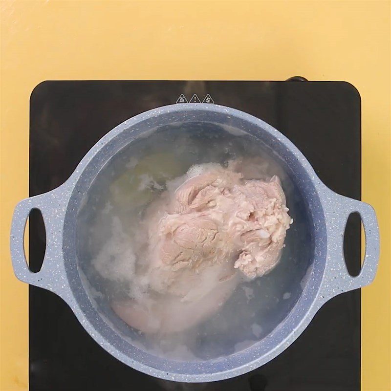 Step 1 Prepare the pork tongue Bamboo Shoot Salad with Pork Tongue