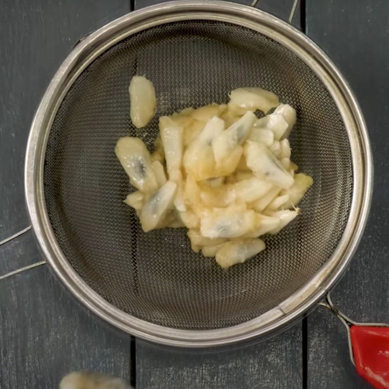 Step 1 Preparing the soursop Soursop Ice Cream