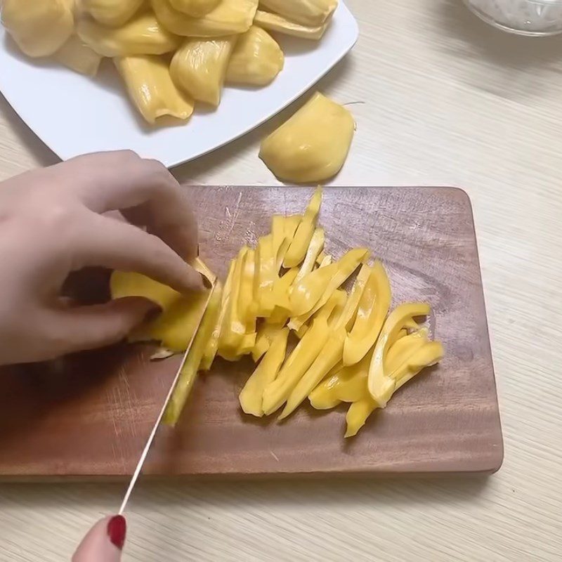 Step 2 Prepare jackfruit and bananas Jackfruit Banana Ice Cream