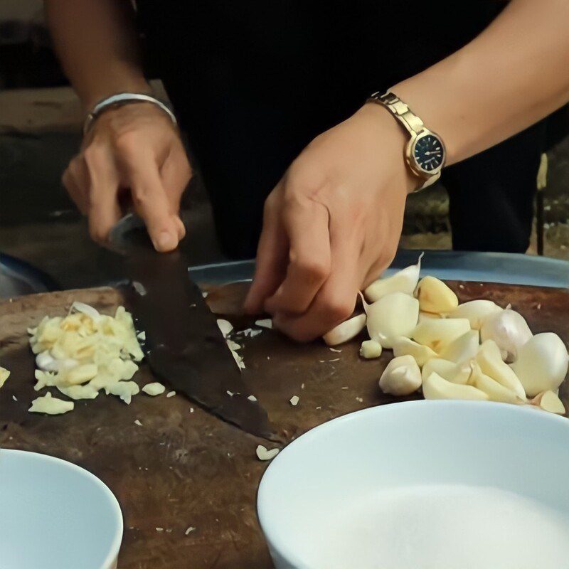 Step 1 Prepare ingredients for Dried Pork on the Stove