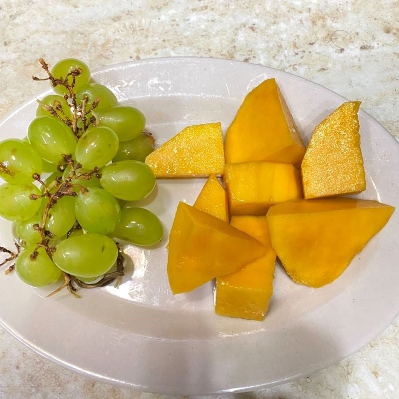 Step 1 Prepare the ingredients Mango Grape Juice