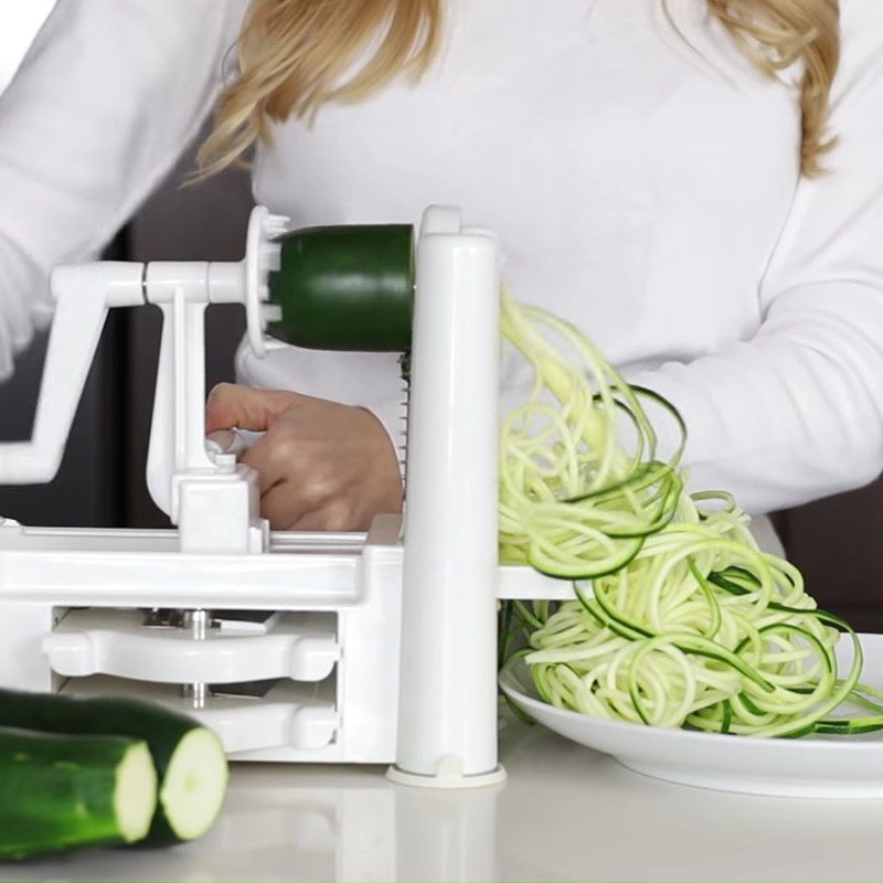 Step 1 Prepare the Ingredients for Zucchini Spaghetti with Lemon Shrimp
