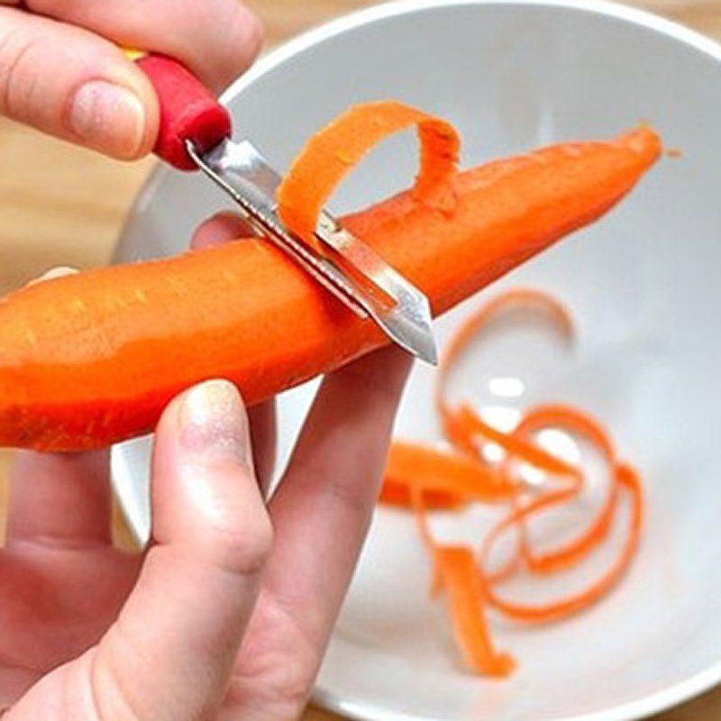 Step 1 Prepare ingredients for Cucumber Carrot Juice