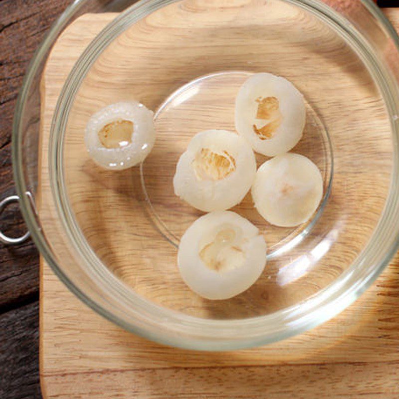 Step 1 Prepare the ingredients for Lychee Mint Soda