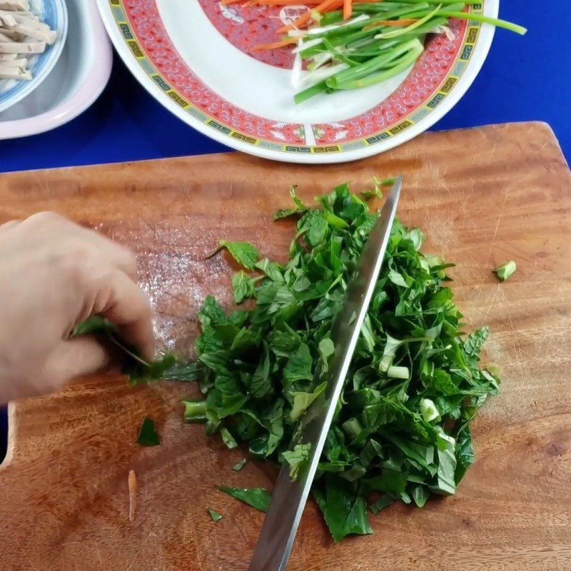 Step 1 Prepare ingredients for Mixed Noodles