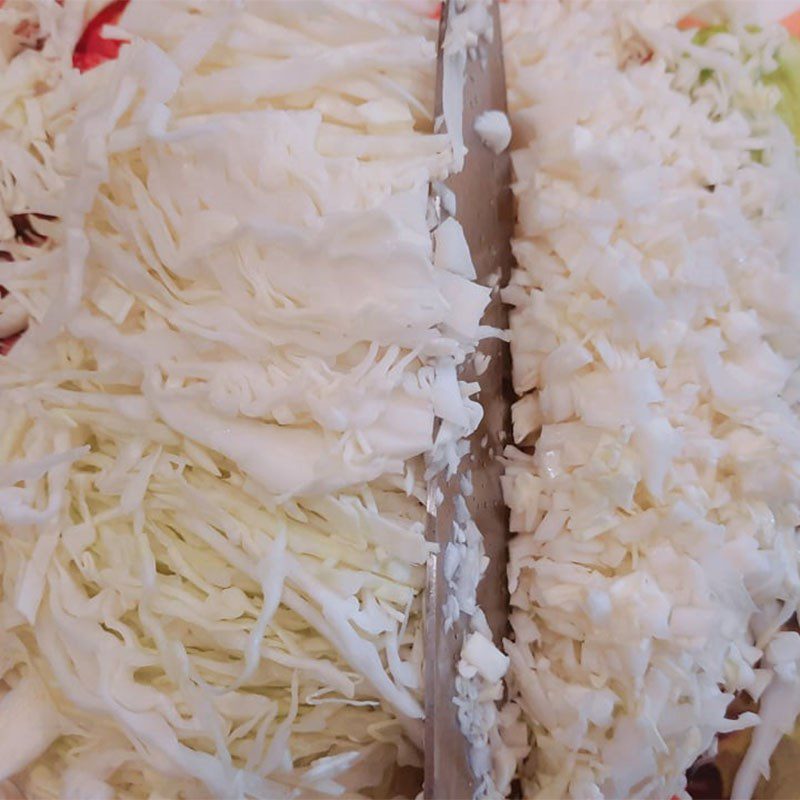 Step 1 Prepare the ingredients for Cabbage Salad with Mayonnaise