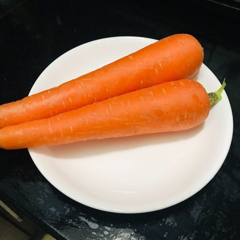 Step 1 Prepare the ingredients for Carrot Juice