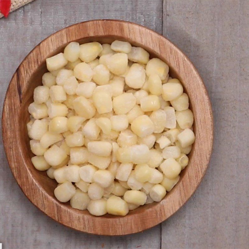 Step 1 Prepare ingredients for corn smoothie with banana
