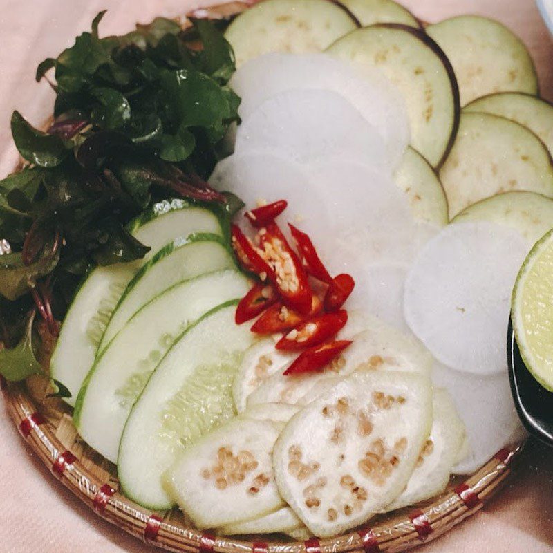 Step 1 Prepare the ingredients for Mắm chưng cá linh with lean meat and eggs