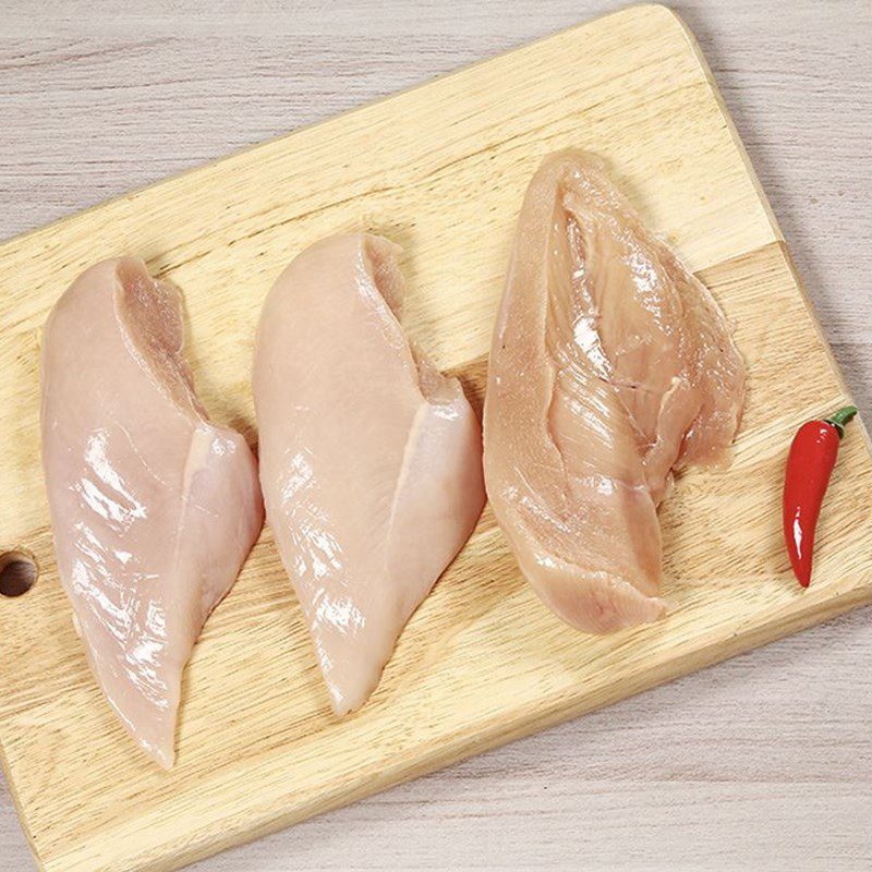 Step 1 Prepare the ingredients for Chicken Mushroom Sausage