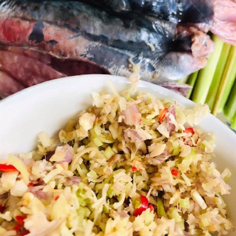 Step 1 Prepare ingredients Grilled snakehead fish with lemongrass and chili