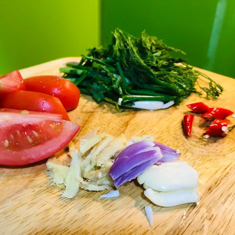 Step 1 Prepare the ingredients for Fermented Octopus