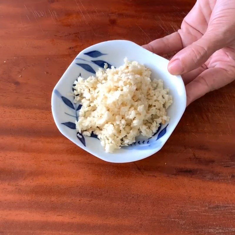 Step 1 Prepare ingredients for Mắm ruốc dipping rice paper
