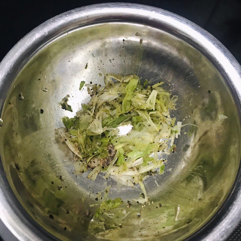 Step 1 Prepare the ingredients for Green Mustard Soup with Snakehead Fish