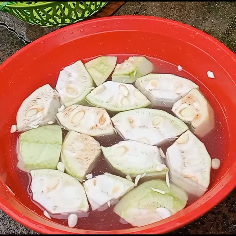 Step 1 Prepare young jackfruit Vegetarian Jackfruit Salad in Da Nang