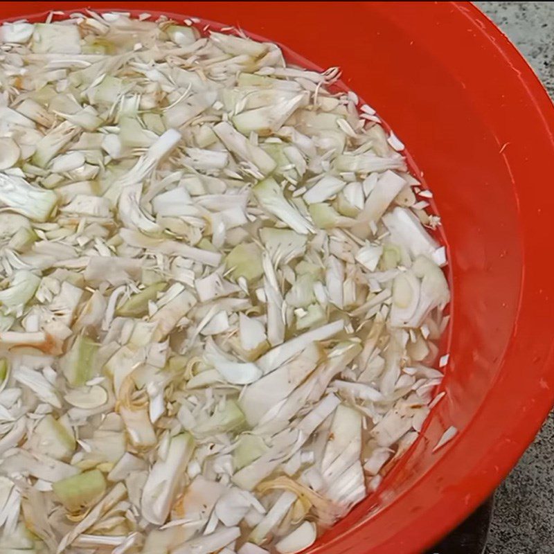Step 1 Prepare young jackfruit Vegetarian Jackfruit Salad in Da Nang