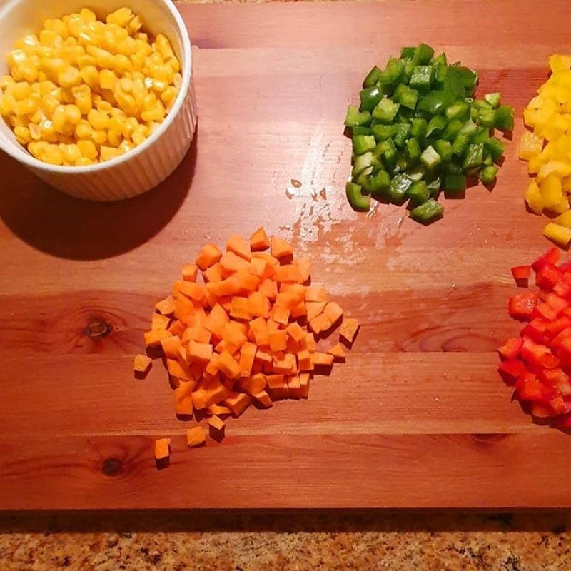 Step 1 Prepare the ingredients for Brown Rice Salad