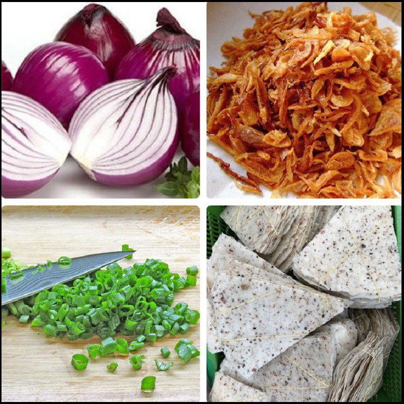 Step 2 Prepare Other Ingredients for Da Nang Grilled Rice Paper