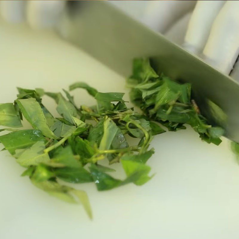 Step 2 Prepare vegetables for Lotus Stem Salad with Pork Ear
