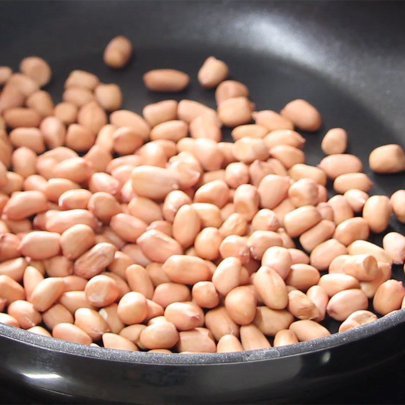 Step 2 Prepare the herbs and roast the peanuts for the salad