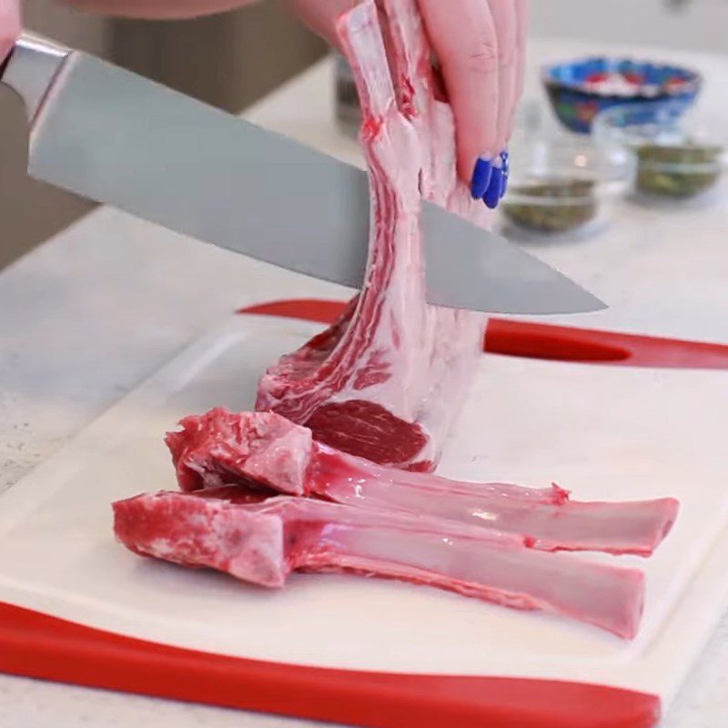 Step 1 Prepare lamb ribs Herb grilled lamb ribs