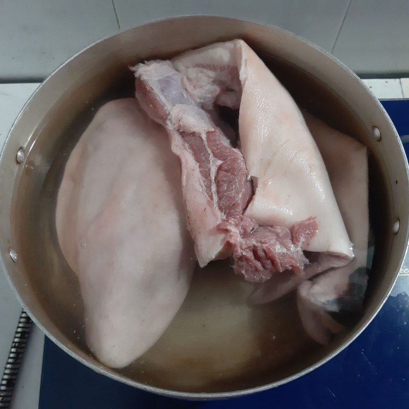 Step 1 Prepare pig ears for Pig Ear Salad
