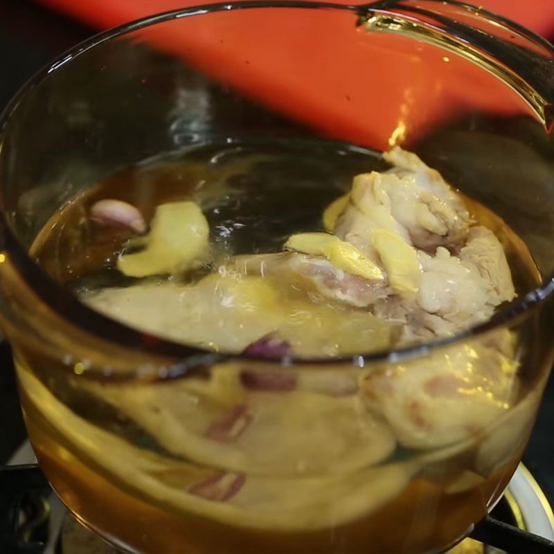 Step 1 Prepare the pork ear for Pork Ear Salad with Lotus Stem