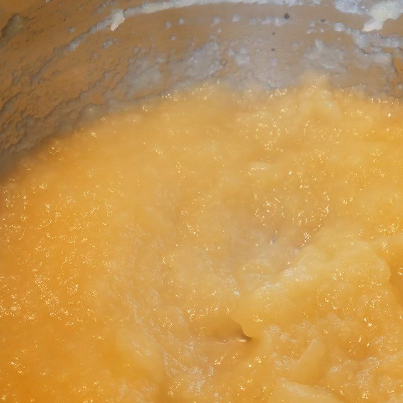 Step 2 Preparation and making apple jam Caramel apple ice cream