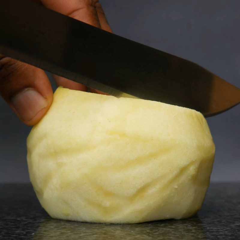 Step 2 Preparation and making apple jam Caramel apple ice cream
