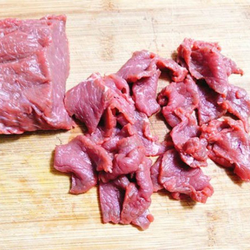 Step 1 Prepare the veal for hot pot