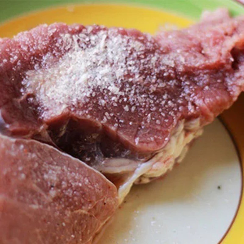 Step 1 Prepare the veal for Veal Hot Pot