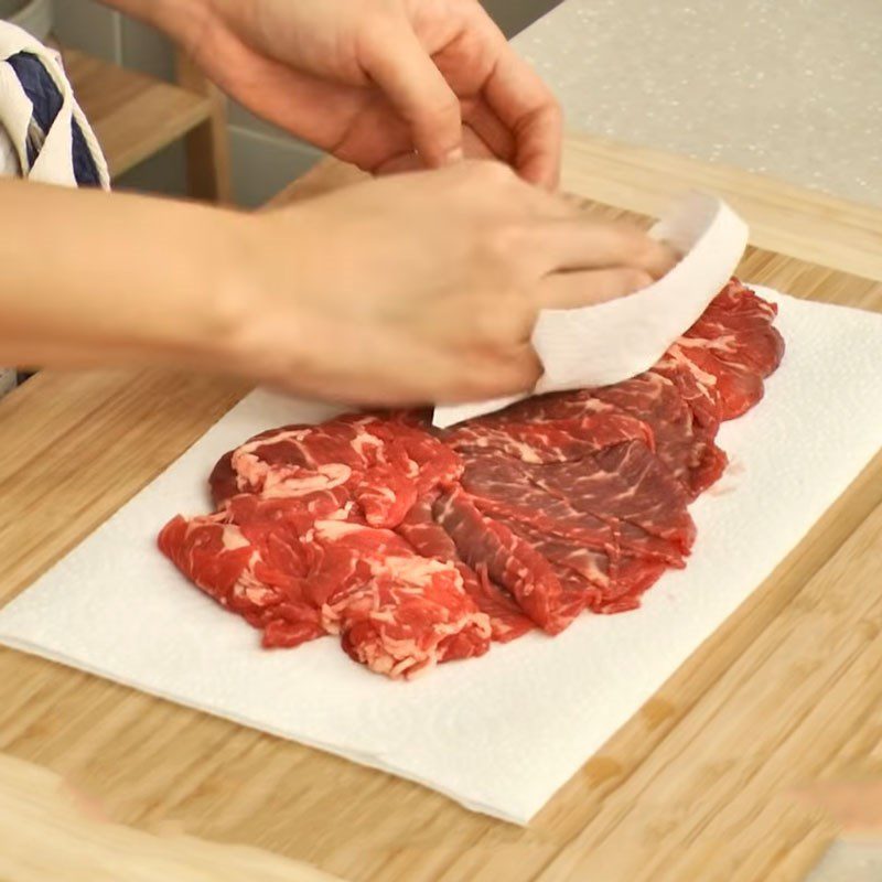 Step 1 Prepare the beef for Korean bulgogi beef soup