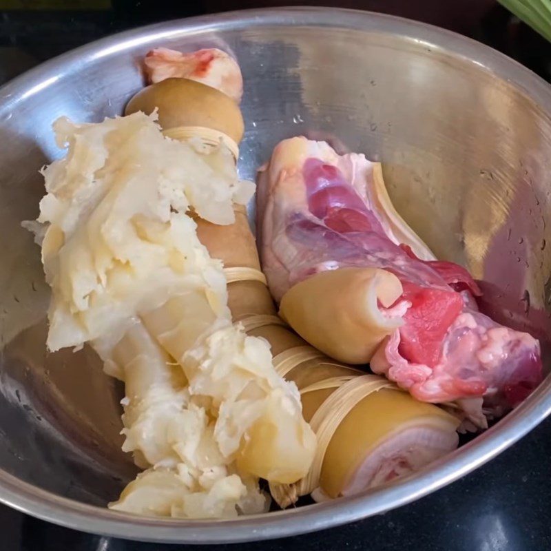 Step 1 Prepare the beef for Mixed Beef Hot Pot