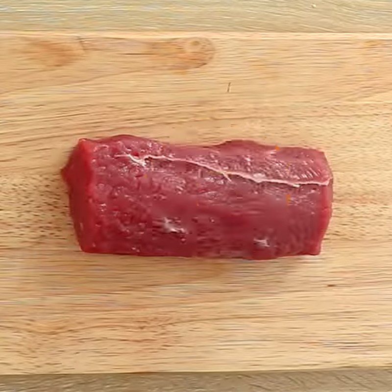 Step 1 Prepare the beef for Beef Stew with Pumpkin and Lotus Seeds