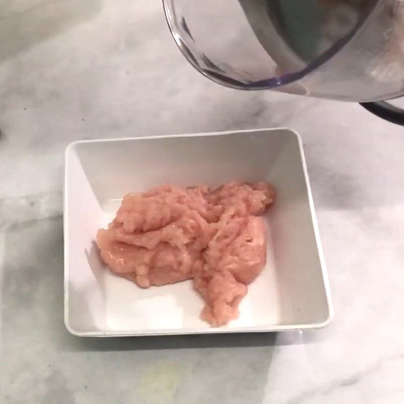 Step 2 Prepare the pork Red bean porridge with pork and green squash
