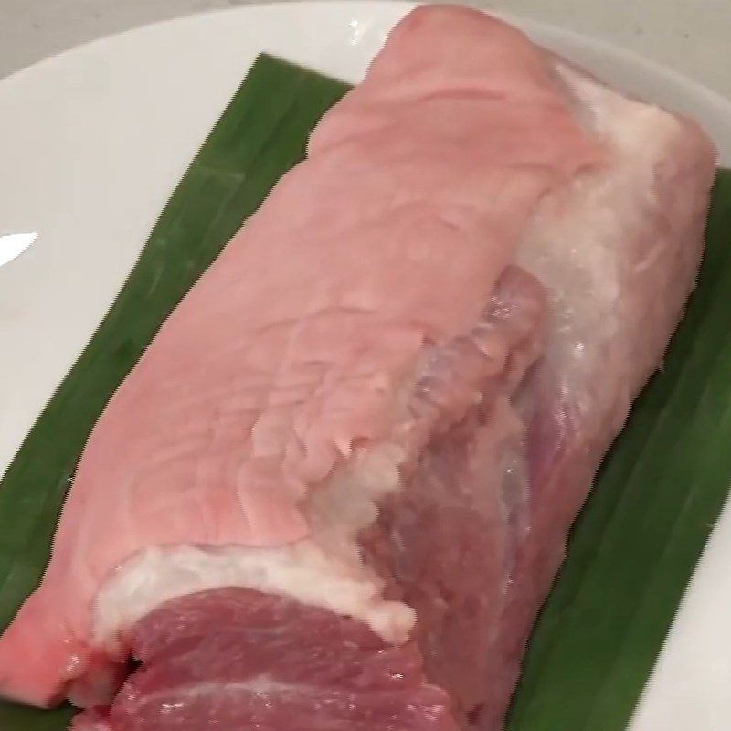 Step 2 Preparing shrimp Gỏi rau câu tôm thịt