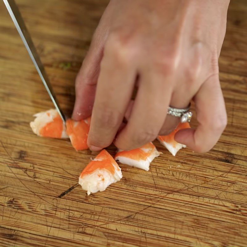 Step 2 Prepare the shrimp and make the sauce for Shrimp Wonton Cocktail Salad