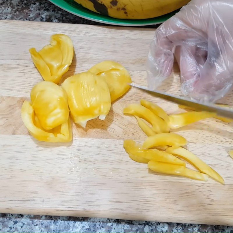 Step 3 Prepare the fruits Fruit yogurt ice cream with coconut milk