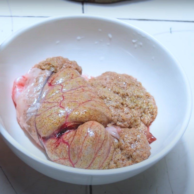 Step 1 Prepare the fish roe Fish Roe with Pepper