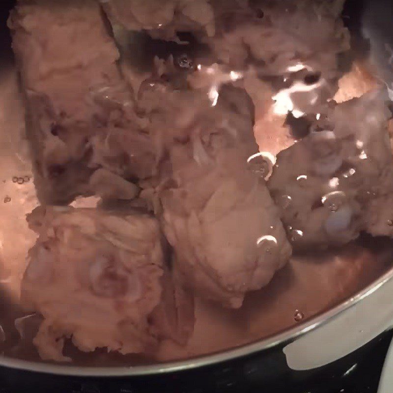 Step 2 Prepare and Simmer the Pork Ribs for Hanoi Rib Porridge