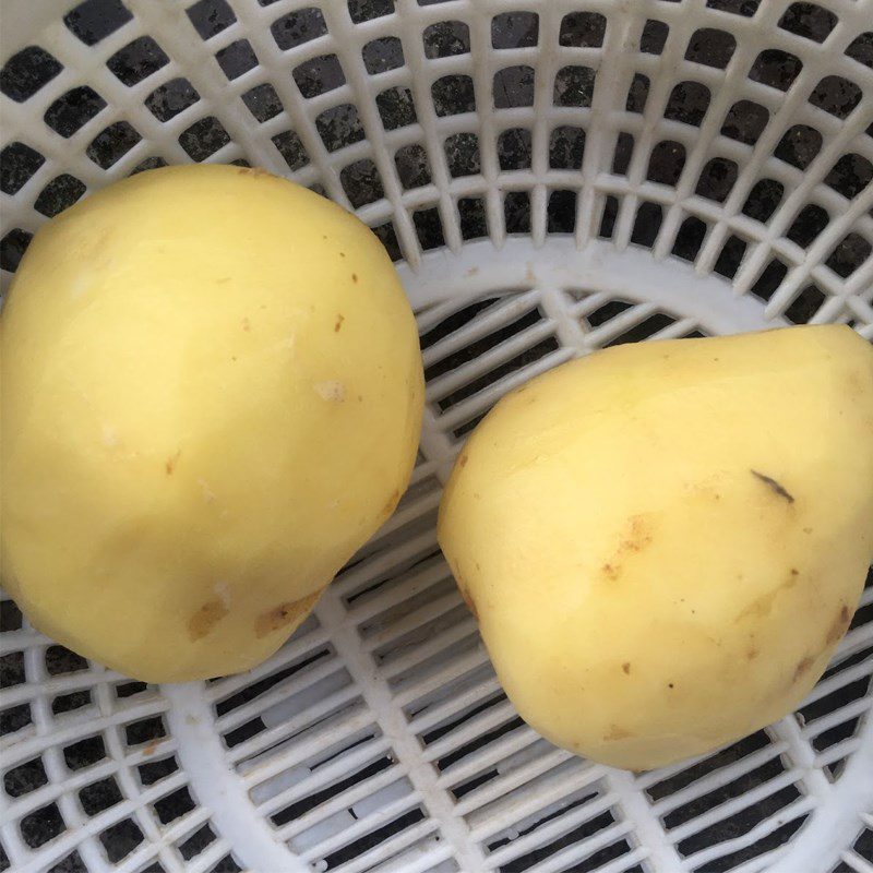 Step 1 Prepare and boil potatoes for Panko Fried Potato Cake