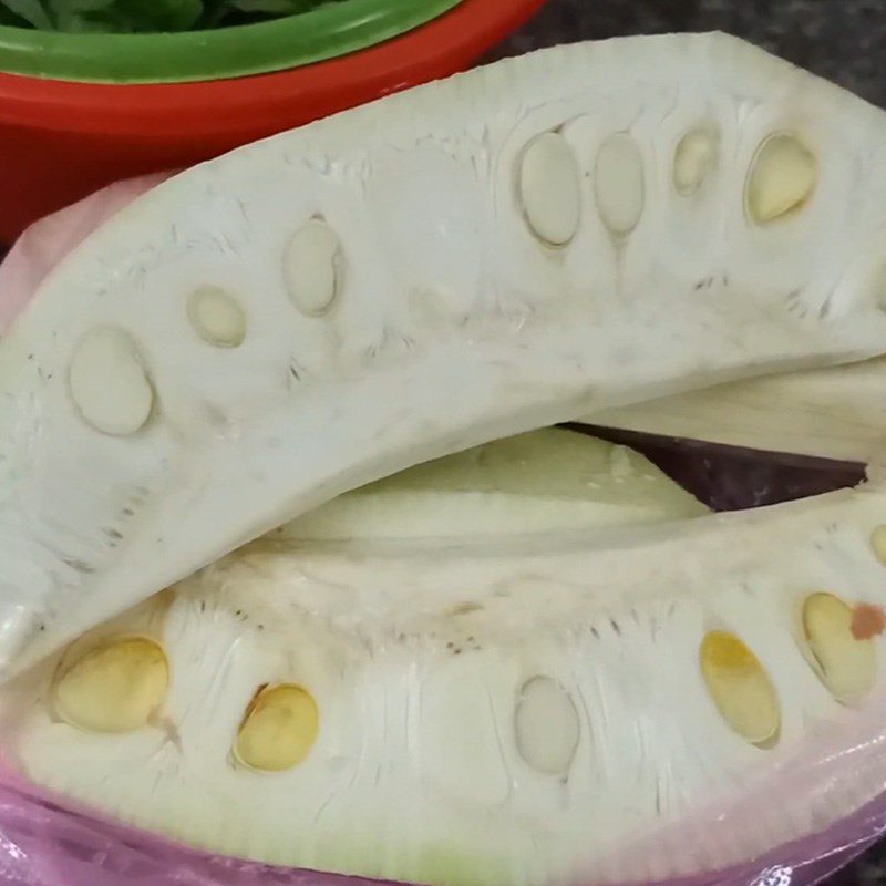 Step 1 Prepare and boil young jackfruit Young Jackfruit Salad with Fried Pork Skin in Da Nang