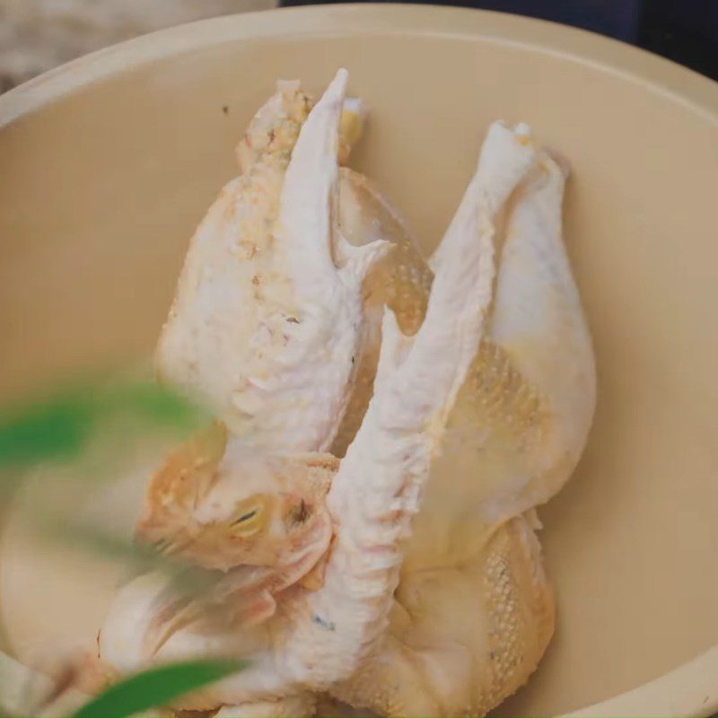 Step 1 Prepare and Boil Chicken Phoenix Flower Chicken Salad