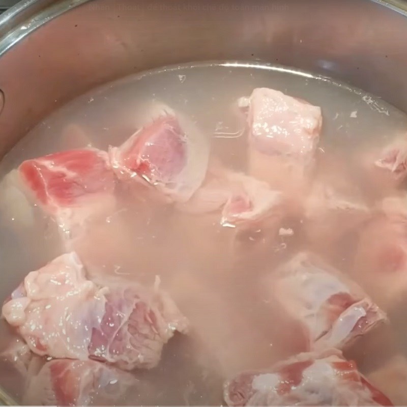 Step 1 Prepare the ingredients for Bánh canh gõ gáo dừa chả cá lăng