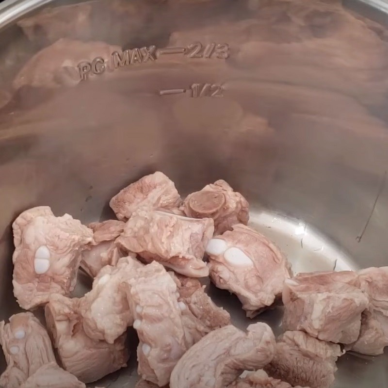 Step 1 Prepare the ingredients for Bánh canh gõ gáo dừa chả cá lăng