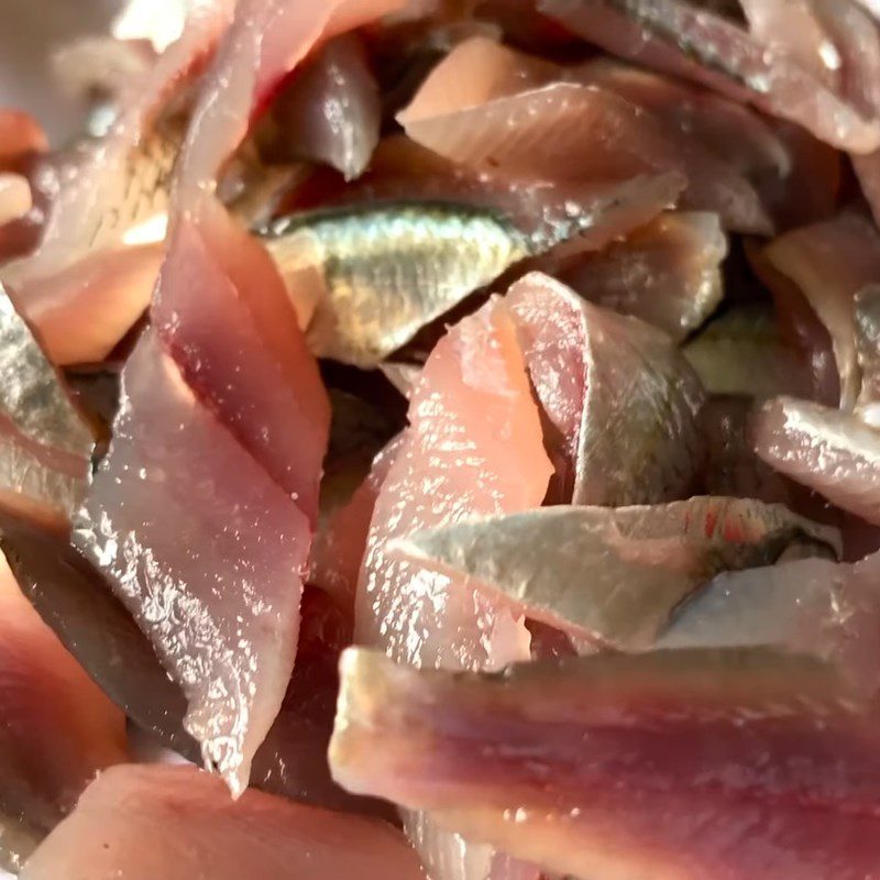 Step 3 Prepare and Marinate the Mackerel Mackerel Spring Rolls with Taro