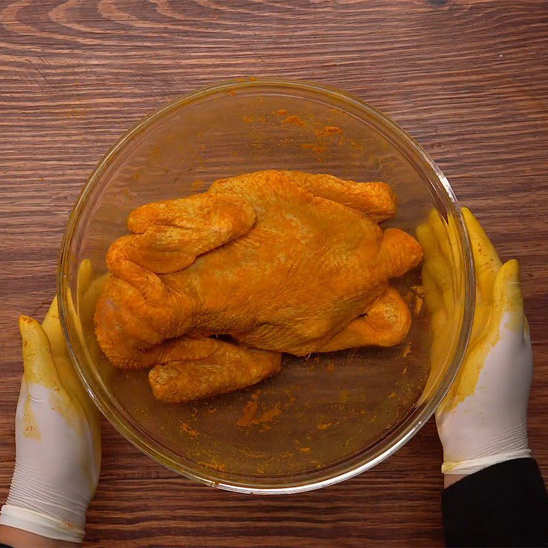 Step 1 Preparation and Marination of Chicken Rice