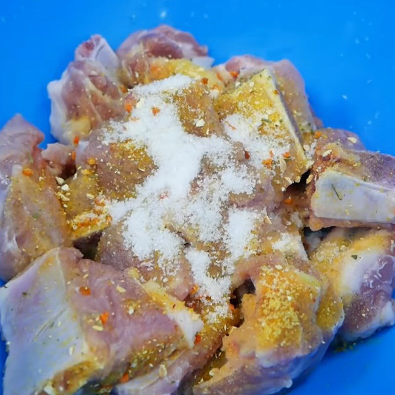 Step 1 Prepare and Marinate the Ribs for Pork Rib Porridge using a Pressure Cooker