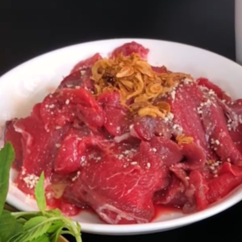 Step 1 Prepare and Marinate the Beef for Beef Hot Pot with Tamarind